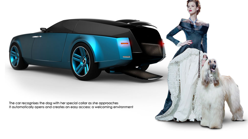 Illustration for article titled At Last! A Rolls-Royce Designed For Dogs